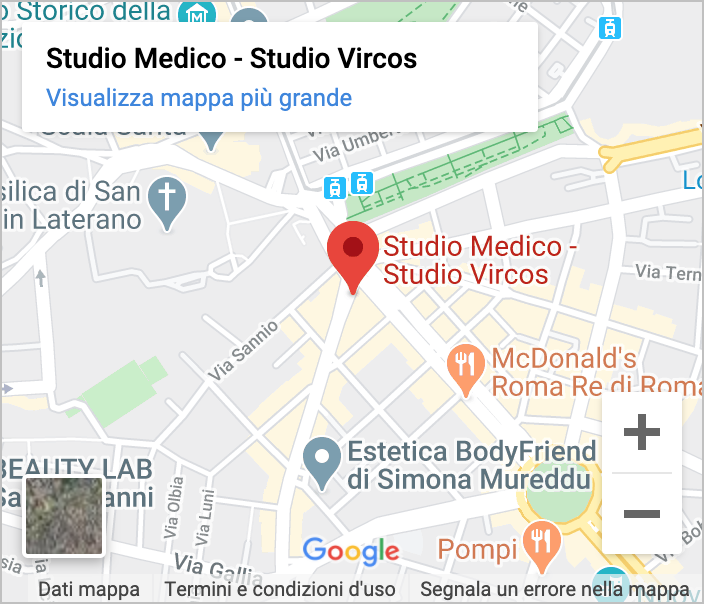 Studio Vircos dove si trova sulla mappa di Roma