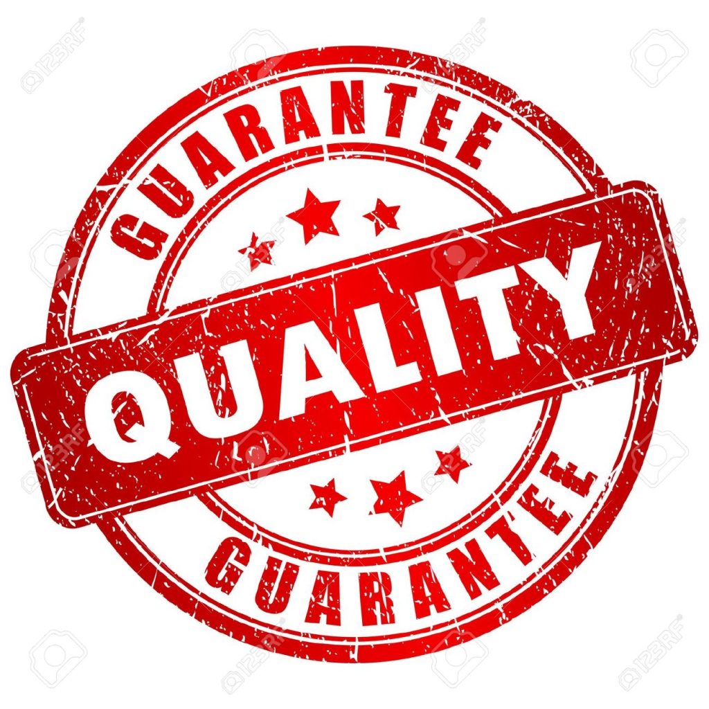 I professionisti garantiscono l'uso di materiali profesionali di qualità e a norma